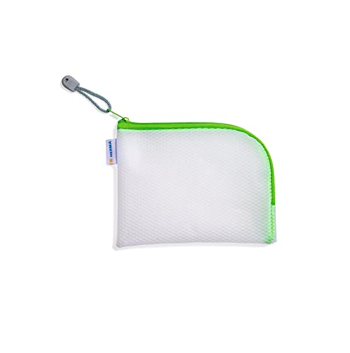 HERMA 20019 Zip Pocket Travel Case A6 Set of 10 Transparent (19 x 14 cm) Small Lockable Clear Zip Bag with Zipper for Mobile Phone Charging Cable - Image 4