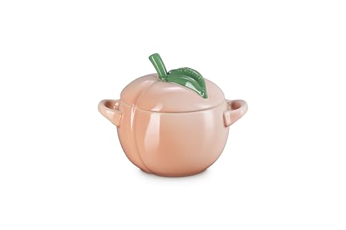 Image of Le Creuset Stoneware Peach Mini Cocotte, 19 oz., Peche