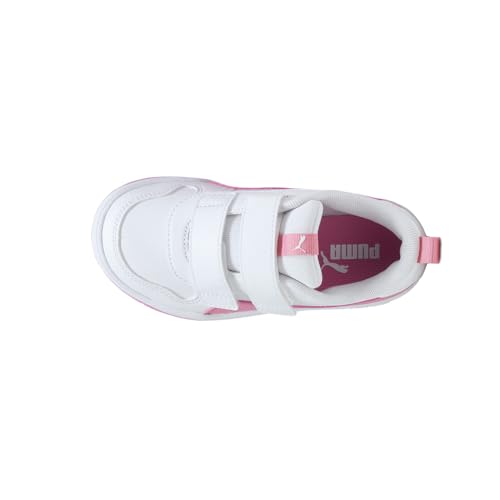 PUMA Kids Girls Multiflex Sl V Slip On Sneakers Shoes Casual - Pink, White - Size 2.5 M4