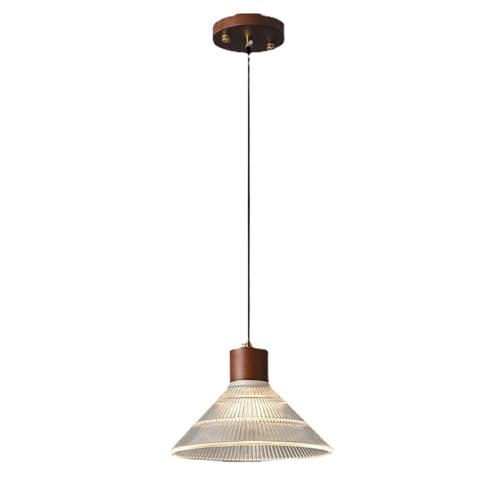 Lustre de chevet médiéval LED 24cm en verre rétro américain pour salon et hôtel
