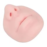 LUCKDANO Manichino Naso Finto Modello di Naso in Silicone con Bocca - Modello di Imitazione Morbido e Flessibile per Insegnare, Display Riutilizzabile per Orecchini a Bottone e Gioielli per Labbra,