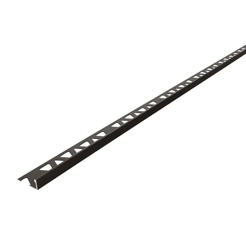 M-D Building Products 31354 3/8 in. x 96 in. Satin Antique Bronze Aluminum Tile Edge
