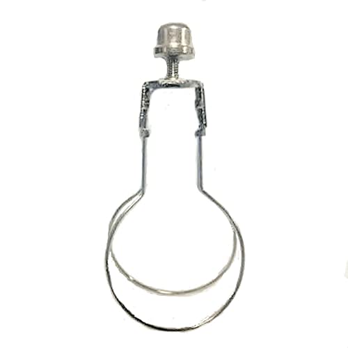 Nickel Lamp Shade Clip-On Adapter For Regular Bulb With Finial Tg-755Nix #TOP9