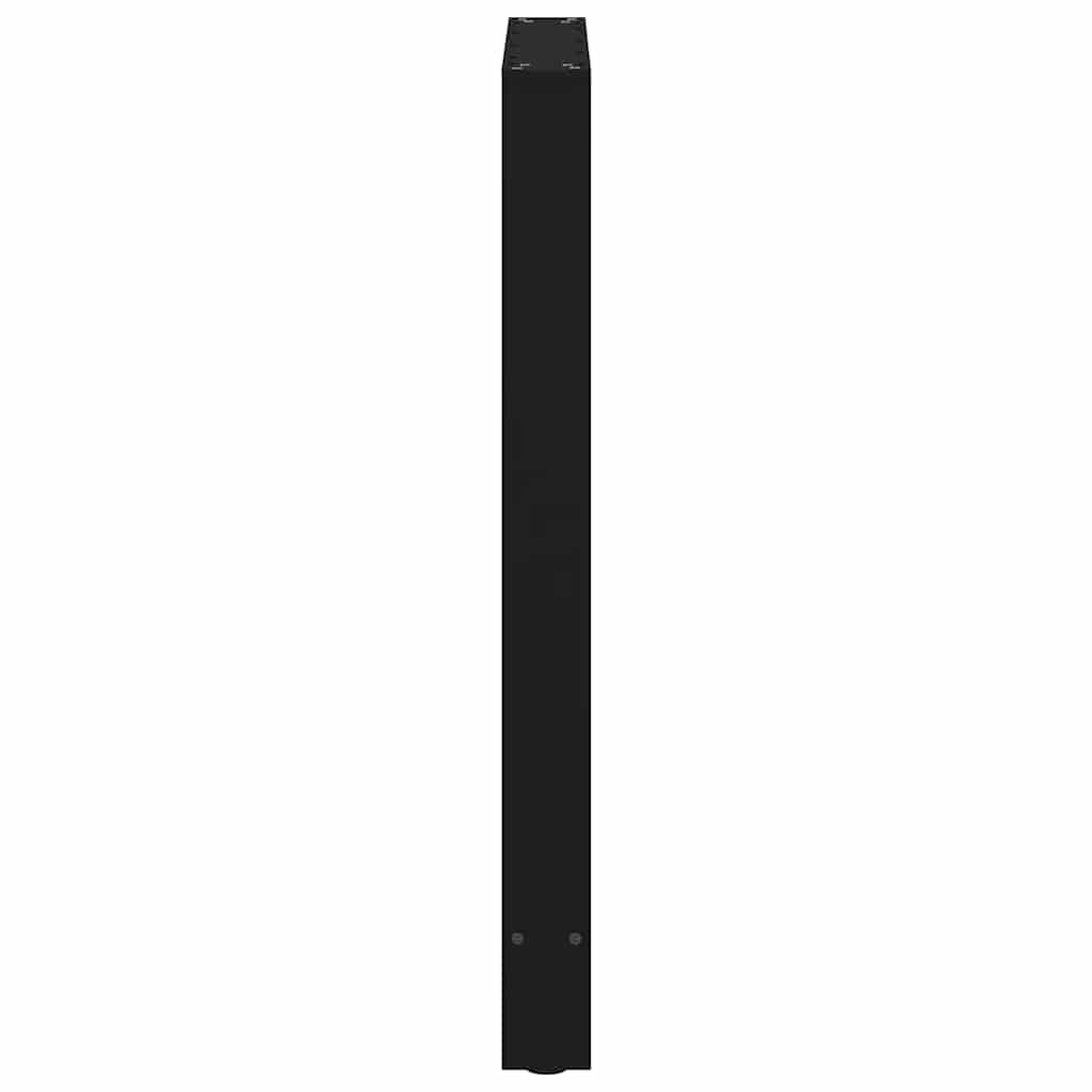 vidaXL Patas para Mesa de Bar Negras (2 Unidades, 60 x 90-91 cm, Acero)