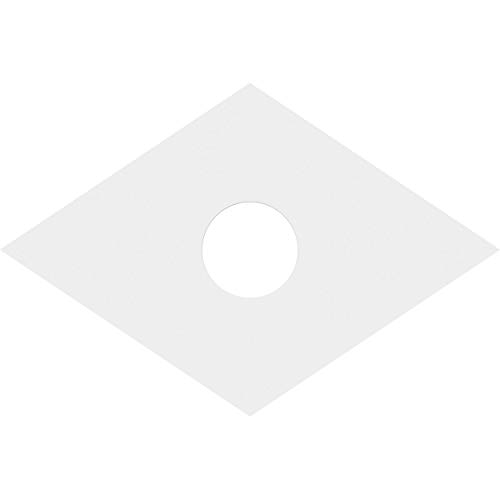 Image of Ekena Millwork CMP26X17DD-05000 Diamond Architectural Grade PVC Contemporary Urethane Ceiling Medallions 26 inchW x 17 3 /8 inchH x 5 inchID x 9 inchC x 1 inchP