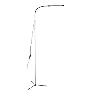 Dimmable USB Floor Light LEDs Standing Lamp 3 Color Temperatures 10 Level Brightness High Lumens Switch Control for Reading Living Room Bedroom