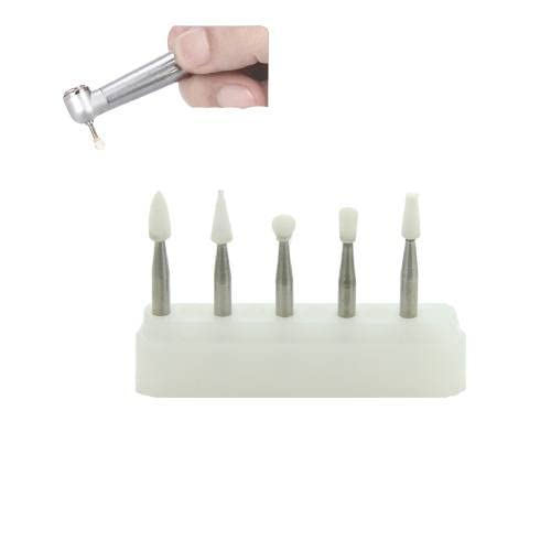 WMD® (worldmedident) DENTAL WHITE STONE BURS TO FINISH COMPOSITE FOR AIR ROTOR HAND PIECE QTY