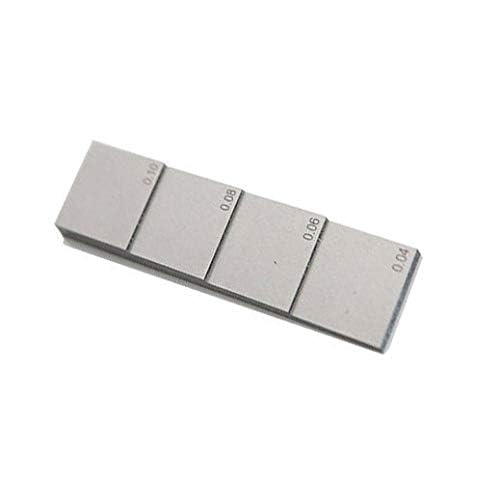 Bloques de calibración ultrasónica de 4 pasos: 0,040", 0,060", 0,080" y 0,100" en acero 1018 para calibración de medidores de espesor ultrasónico miniatura 2