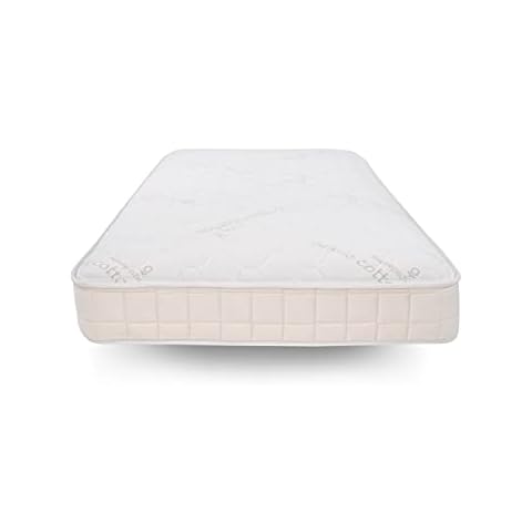 Naturepedic 2-in-1 Organic Kids Mattress - Full Mattress with Quilted Top and Waterproof Layer - Firm Mattress for Kids - Universal Comfort Mattress for Trundle Bed and Bunk Bed Cover