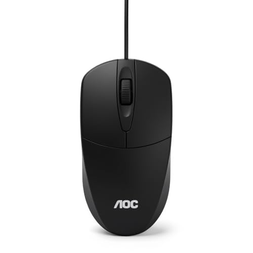 Image of Wired Mouse | Photoelectric 1000dpi Precision | Ergonomic Design for Comfortable Use | Office & Gaming Desktop Notebook USB Connection with High Accuracy, Reliable Tracking