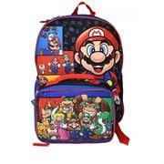 Conjunto de mochila e lancheira Mario infantil da Bioworld
