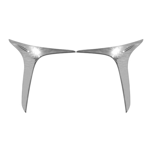 と互換性がある トヨタ ヤリスクロス 2020 2021 2022 対応 車外装装飾 フロントフォグランプ ランプストリップ トリムカバー ステッカー カースタイリング(ABS Chrome)