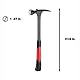 PICARD 0059600-22 Framing-Hammer (mit 2-Komponenten-Griff rot/schwarz)