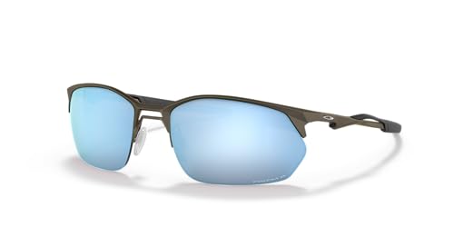 Image of Oakley Sunglasses for Men - OO4145 Wire Tap 2.0 Rectangular Sunglasses PRIZM Lenses