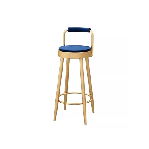 WANGHAI-666 Silla de Bar Sillas de Bar Sillas Ligeras de Lujo con Respaldo Sillas invertidas for el hogar Recepción Taburetes Altos Sillas de Bar Minimalistas Taburetes de Bar