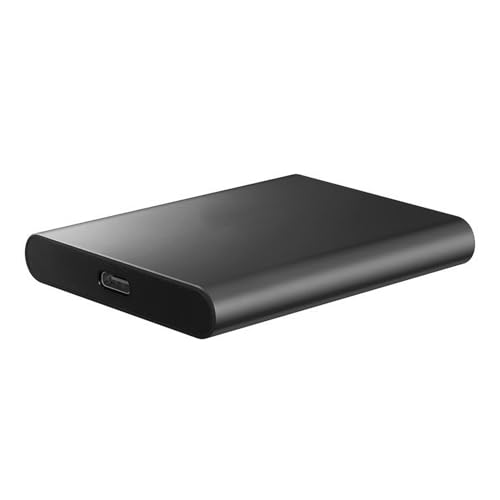Disco Duro Externo de 2TB, Ultra Delgado y Portátil de 2.5' con Conexión USB, Almacenamiento Compatible con PC, Ordenador Portátil y Computadora (Negro)