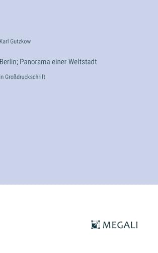 Berlin; Panorama einer Weltstadt: in Großdruckschrift (German Edition)