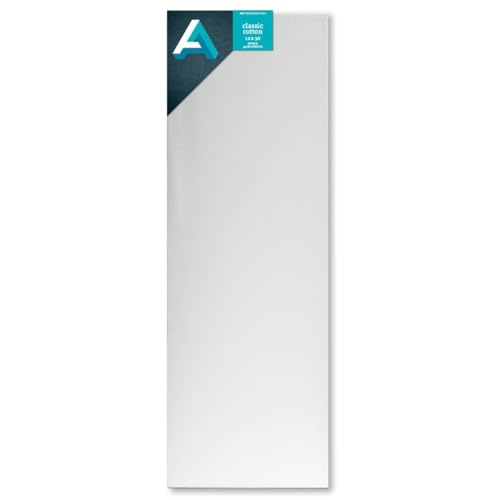 Art Alternatives Classic Cotton Stretched Canvas, Studio, .75 in Profile, 12 in x 36 in