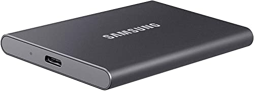 Image of SAMSUNG T7 500GB Portable SSD Hard Drive USB 3.2 Gen.2 10Gb Titan Gray