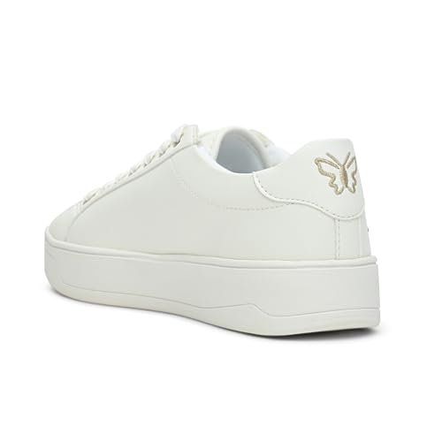 Image of Aldo PEARLWINGA-IN100 Ladies White Flat Sneakers