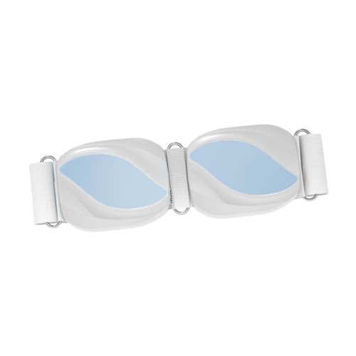 Cinturón de Adelgazamiento inalámbrico Dispositivo de Fitness de cinturón portátil Massorger Abdominal para el Cuerpo de la Pierna del hogar, Blanco Azul