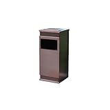 DZYHFCO Outdoor-Mülleimer für den Außenbereich, malerische Villa, Hof, große kommerzielle Gemeinschaftseigentums-Mülleimer, Außenabfalleimer