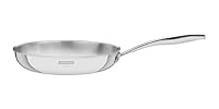 Tramontina Grano Stainless Steel Shallow Frying Pan with Tri-Ply Body, 26 cm Diameter
