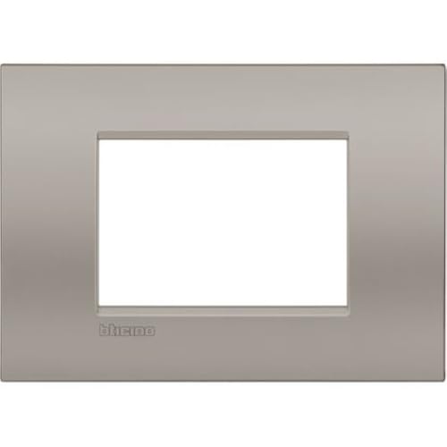 Bticino Placca Livinglight Air 3 Moduli, Sabbia