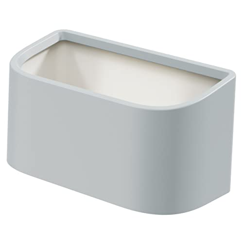 Papelera para colgar en pared para cocina y baño blanca miniatura 1