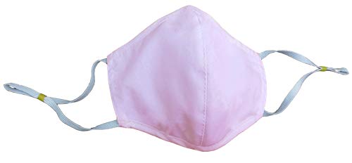 Kit 2 Máscara de Tecido Lavável Tékhne 3 Camadas Alg Premium (Rosa Bebê, M - Feminino)
