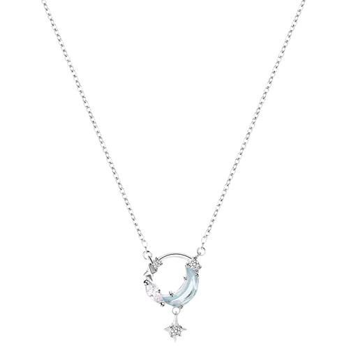 Collier pendentif femme étoile de rêve avec une longue chaîne réglable