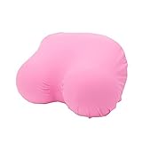 LIVIAおっぱい胸枕クッション メモリーフォーム ソフトメモリーフォームの睡眠枕 雑貨 人間工学に基づいた 抱き枕 携帯枕 旅行枕 自宅勤務 オフィス用に最適 インテリア 誕生日 プレゼント 新年会 (ピンク)