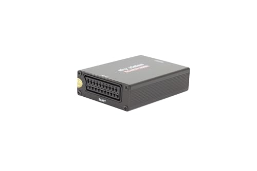 Sky Vision auf HDMI Konverter, Premium LINE zu HDMI Adapter, PAL und NTSC Unterstützung, 720P / 1080P Upscaling für alte Konsolen, DVD-Player, VHS-Recorder und TV-Receiver