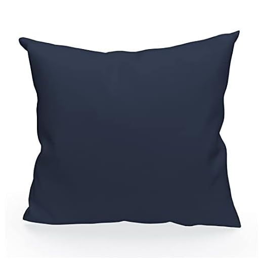 Soleil d'ocre 526240 ALIXFunda de cojín 60x60 cm Alix Azul Marino