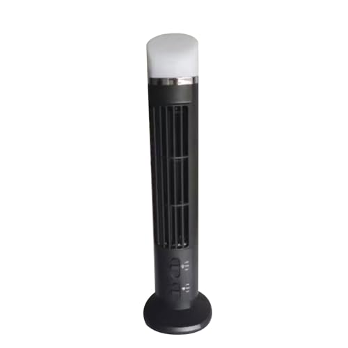 YUGSHNKFC Ventilador Torre con Lámpara Escritorio LED Integrada para Espacio Oficina con Espacio Oficina Ahorra Acondicionados Ventilador Eléctrico Sin Buque