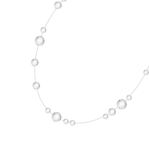 Minimalist White Teardrop Necklace Modern Jewelry For Elegant Occasions