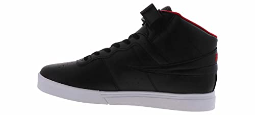 Fila Men's Vulc 13 Fashion Sneakers, Black/Fila Red/Jeally Bean - 124