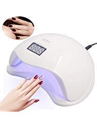 48W LED Nail Dryer UV Curing Lamps Light Auto Sensor Nail Gel Polish Dryer Auto Sensor Nail Gel Polish Dryer With 4 Timer Setting, Professional For Fingernail Toenail Polish Art