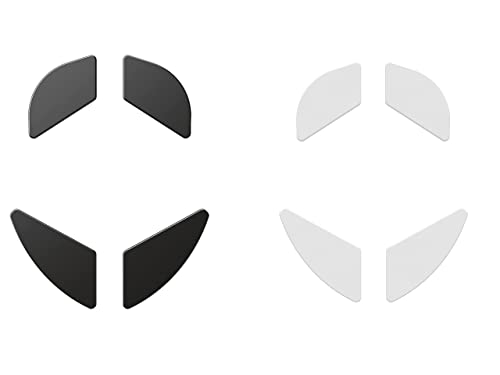 (Ceramic Feet + Mouse Feet) Glorious PC Gaming Mice Feet - Polished Ceramic Feet for Model O/O-(Minus) + Glorious G-Skates - 100% Virgin PTFE Mouse Feet for Model O/O Minus (Bundle)