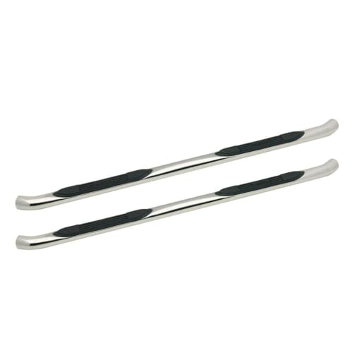Westin 23-3250 E-Series 3 Round Nerf Bars fits 2007-2021 Tundra CrewMax Polished Pair