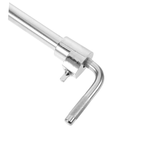 Abrazadera para cowbell de metal, soporte montable para batería, compatible con bombo, micrófono y tom, color plateado miniatura 3