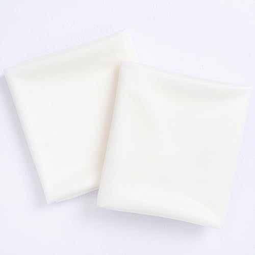 Image of Socomi Ivory White Wedding Arch Draping Fabric 29 inch x 20Ft 2 Panels Sheer Outdoor Curtain Drapes Extra Long for Bridal Baby Shower Ceremony Birthday Party Decor