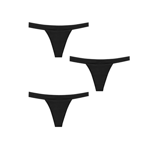 GYCS Tangas Mujer Piezas Thong Bragas Menstruales Sin Costura Absorbentes Menstruales Bikini Tanga Lavable Periodo Mentruación Thong Tangas De Algodón Bragas para Mujer,D,M