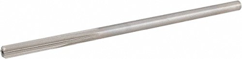 Hertel Chucking Reamer, RH Cut, 0.1870" Diameter, 4-1/2" OAL, 1-1/8" Flute Length, Straight-Cylindrical Shank, Cobalt Steel