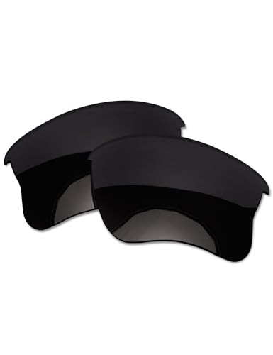 Image of OOWLIT 4 Pairs Replacement Sunglass Lenses & Nose Pads Compatible with Oakley Flak Jacket XLJ OO9009 Polarized
