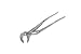 GEDORE 142 10 C Universal Pliers 10", 15 Settings