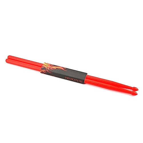 YARNOW 1 Par de Baquetas de Nylon con Mango Largo, Superficie Lisa para Set de Batería para Principiantes y Profesionales miniatura 3