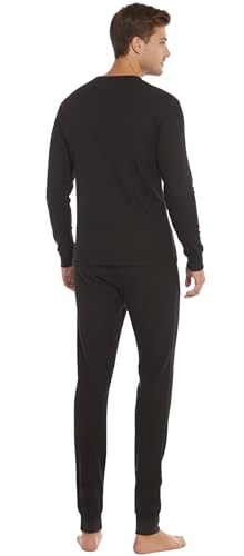 At The Buzzer Thermal Underwear Set for Men 95962-Black-M