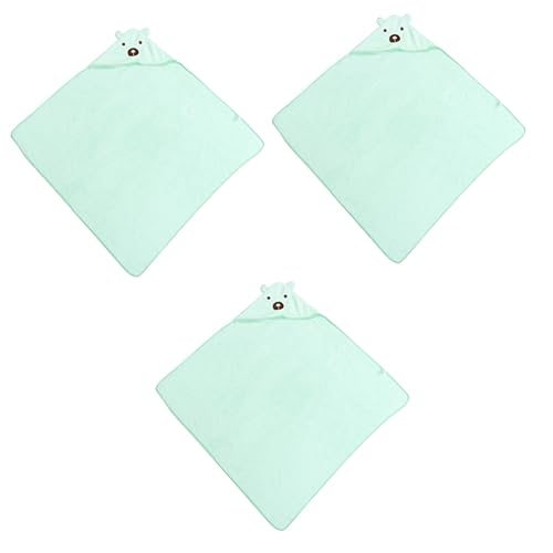 Toyvian 3 Uds Paño De Limpieza De Lentes Toallas De Playa para Niños Toallas De Playa para Niños Toalla con Capucha para Niños Toallas con Capucha para Bebé Toalla De Baño Suave Toalla