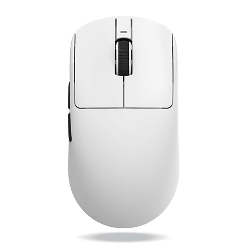Image of ATK VXE Dragonfly R1 Wireless Gaming Mouse, 45g, PAW3395, 26000 DPI, Tri-Mode 2.4G /Bluetooth /Wired, 4000Hz Polling Rate (R1 SE+, White)